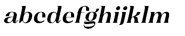 Dramonoir Bold Oblique FONT