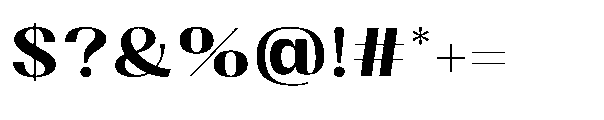 Dramonoir Bold Font OTHER CHARS