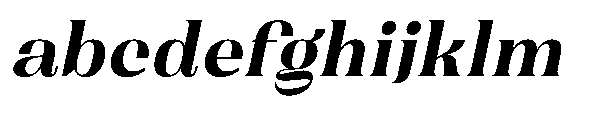Dramonoir Extra Bold Oblique FONT