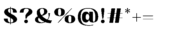 Dramonoir Extra Bold Font OTHER CHARS