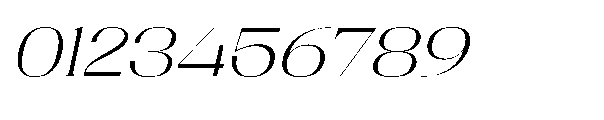 Dramonoir Extra Light Oblique Font OTHER CHARS