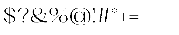 Dramonoir Extra Light Font OTHER CHARS