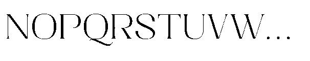 Dramonoir Extra Light Font UPPERCASE