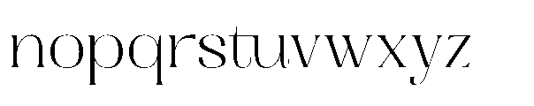 Dramonoir Extra Light Font LOWERCASE