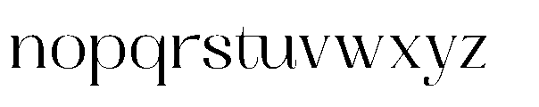 Dramonoir Light Font LOWERCASE