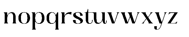 Dramonoir Medium Font LOWERCASE