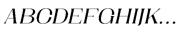 Dramonoir Oblique Font UPPERCASE