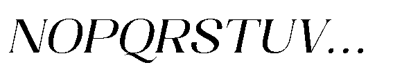 Dramonoir Oblique Font UPPERCASE