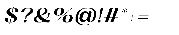 Dramonoir Semi Bold Oblique Font OTHER CHARS