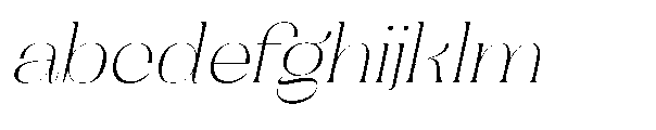 Dramonoir Thin Oblique FONT
