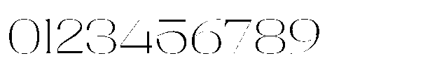 Dramonoir Thin Font OTHER CHARS