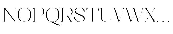 Dramonoir Thin Font UPPERCASE