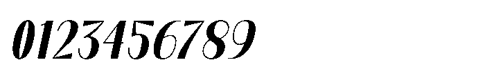 Dramora Italic Font OTHER CHARS