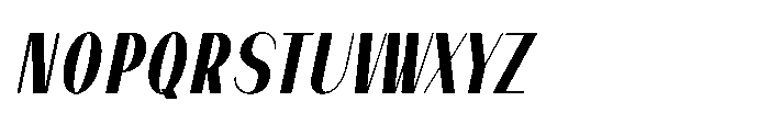 Dramora Italic Font UPPERCASE