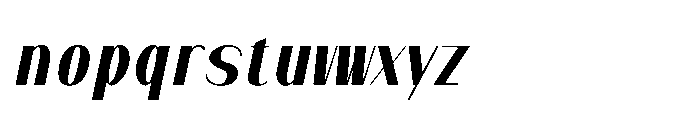 Dramora Italic Font LOWERCASE