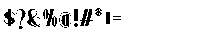 Dramora Regular Font OTHER CHARS