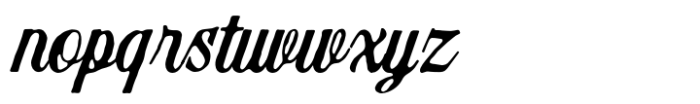 Drapers Cantebury Script Font LOWERCASE