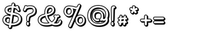 Draughtsman Engraved Regular Font OTHER CHARS