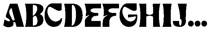 Dravica Black Font UPPERCASE