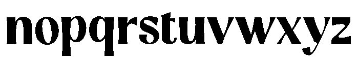 Dravica Bold Font LOWERCASE