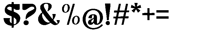 Dravica Extra Bold Font OTHER CHARS