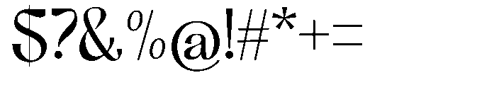 Dravica Extra Light Font OTHER CHARS