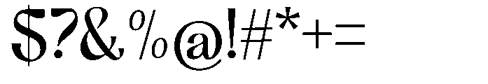 Dravica Light Font OTHER CHARS