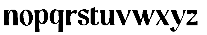 Dravica Semi Bold Font LOWERCASE