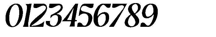 Dravica Slanted Font OTHER CHARS