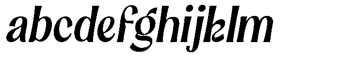 Dravica Slanted FONT
