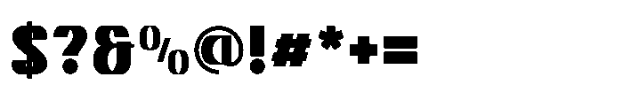 Dravick Bold Font OTHER CHARS