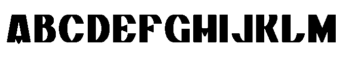Dravick Bold Font UPPERCASE