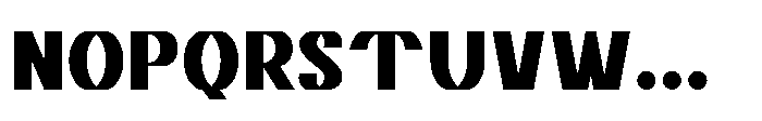 Dravick Bold Font UPPERCASE