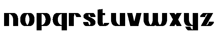 Dravick Bold Font LOWERCASE