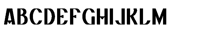 Dravick Medium Font UPPERCASE