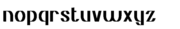 Dravick Medium Font LOWERCASE