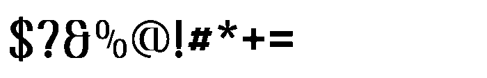 Dravick Regular Font OTHER CHARS