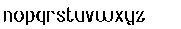 Dravick Regular Font LOWERCASE