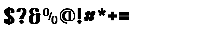 Dravick Semi Bold Font OTHER CHARS