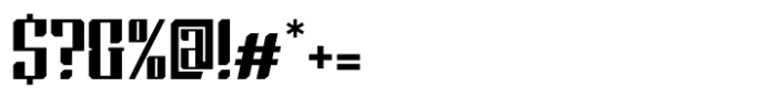 Dravox Regular Font OTHER CHARS