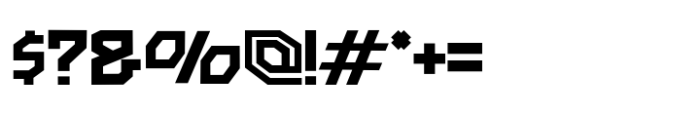 Draw Bridge Medium Font OTHER CHARS