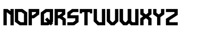 Draw Bridge Medium Font UPPERCASE
