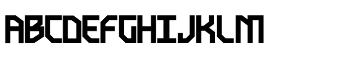 Draw Bridge Regular Font UPPERCASE