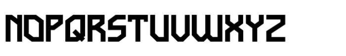 Draw Bridge Regular Font UPPERCASE