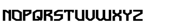 Draw Bridge Regular Font LOWERCASE
