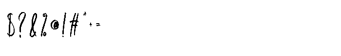 Dreadfort Brush Font OTHER CHARS