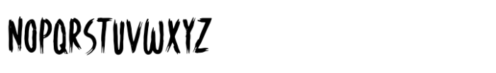 Dreadnight Font LOWERCASE