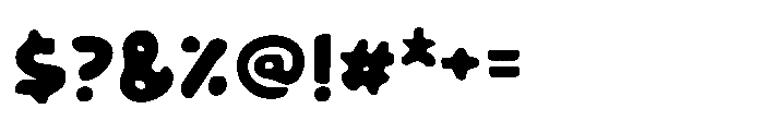 Dream Comeback Font OTHER CHARS