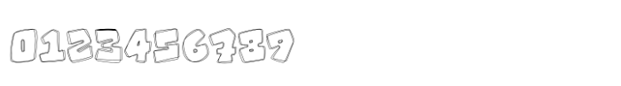 Dream Drop Outline Font OTHER CHARS