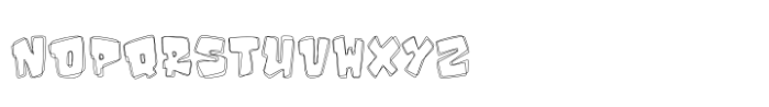 Dream Drop Outline Font UPPERCASE